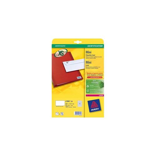 Avery - labels - 1625 pcs. - 21.2 x 38.1 mm