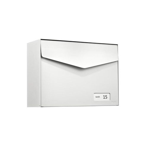 MEFA Letter 113 Briefkasten mit -Schloss, Reinweiß