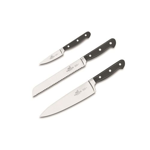 Lion Sabatier Pluton knife set Steel/black