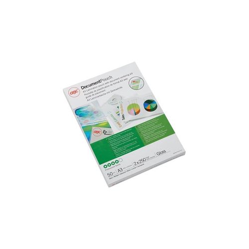 GBC Document Laminating Pouch - 50-pack - glossy - A3 - lamination pouches