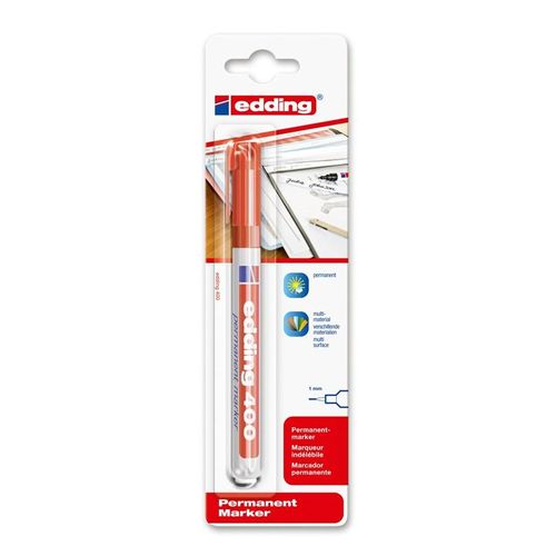 Edding e-400 permanent marker red