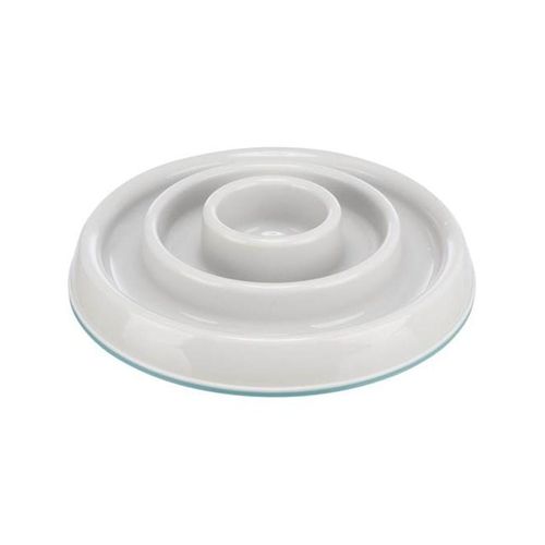 Trixie Slow Feeding bowl plastic/TPR 0.45 l/ø 23 cm grey
