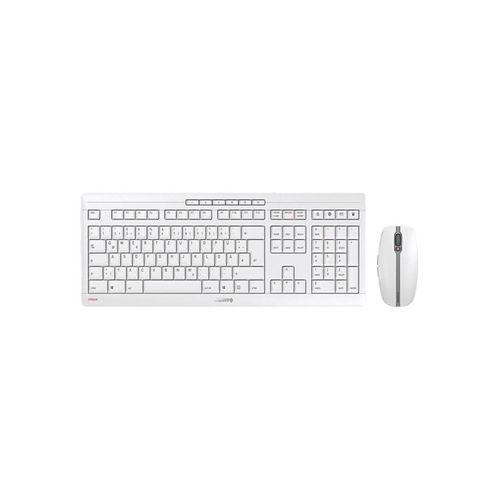 Cherry STREAM DESKTOP - Tastatur & Maus Set - Deutsch - Grau
