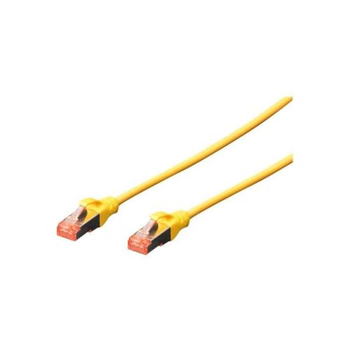 DIGITUS Professional patch cable - 50 cm - yellow - Gelb - 0.5 meter