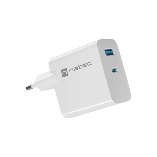 Natec Ribera power adapter - GaN - USB 24 pin USB-C - 45 Watt