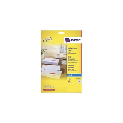 Avery - address labels - 1625 pcs. - 21.2 x 38.1 mm