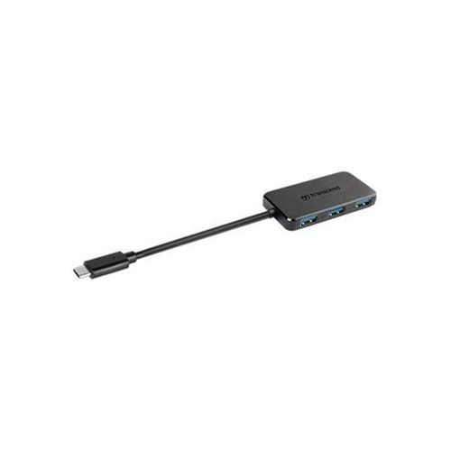Transcend HUB2C USB-Hubs - 4 - Schwarz
