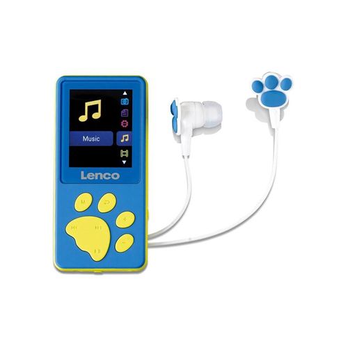 Lenco Xemio-560BU - MP3/MP4 player with 8GB memory - Blue - MP3 Spieler 8 GB
