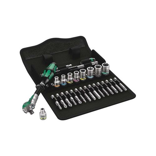 Wera 8100 SA 6 Zyklop Speed-Knarrensatz, 1/4"-Antrieb, metrisch, 28-teilig