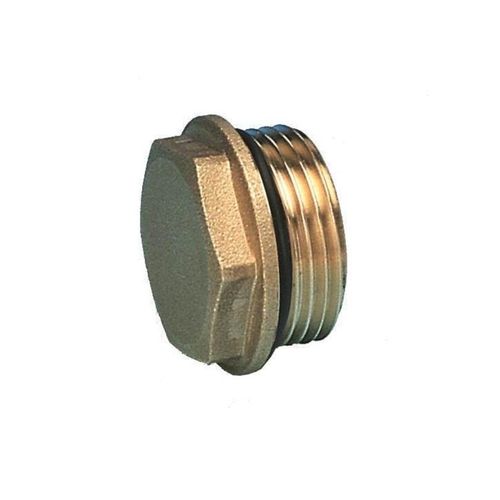 Pettinaroli 1/2 brass cap with washer for linear manifolds series 7000pm