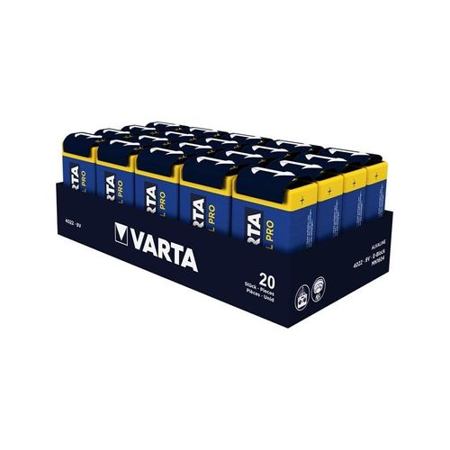 VARTA Industrial Pro 9V Alkaline (20-Pack)