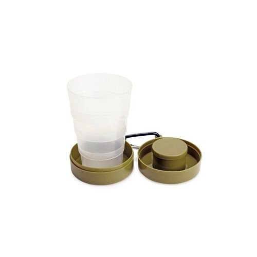 Kikkerland - Collapsible Tumbler w Pill Compart (CU340)