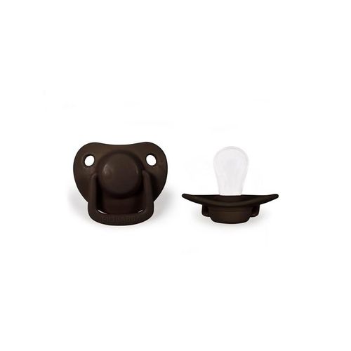 Filibabba Pacifiers 2-pack - Chocolate 0-6 months