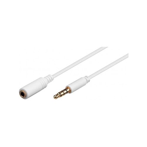 Pro MiniJack 3.5mm Ext. 4P - Wh - 5m