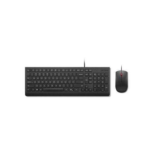 Lenovo Essential Wired Combo - Tastatur & Maus Set - Norwegisch - Schwarz
