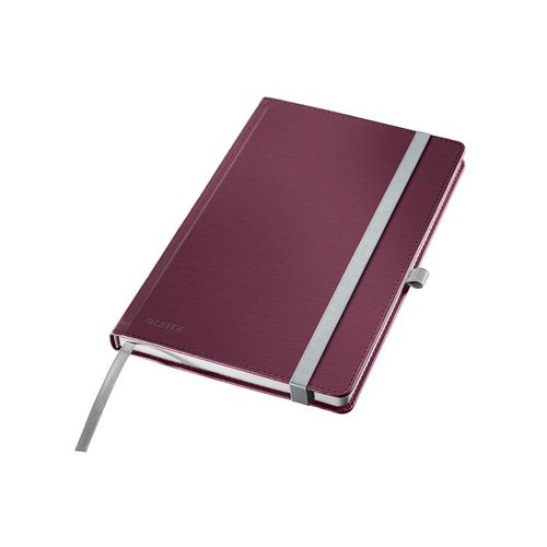 Leitz Style Notizbuch A5 liniert, Hardcover, Rot