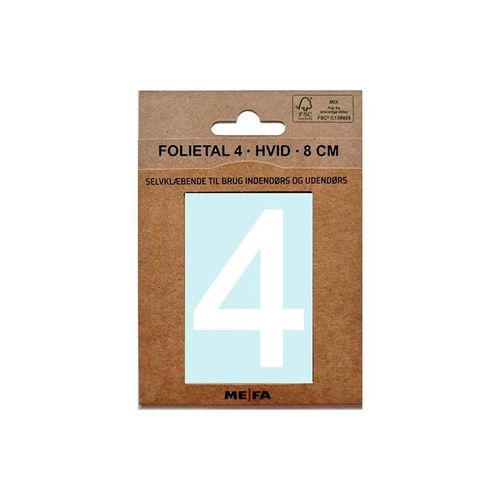 MEFA Foliennummer 4, Weiß