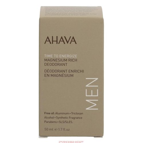AHAVA Men Roll-On Magnesium Rich Deodorant - 50 ml