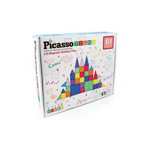 PicassoTiles Magnetic Tiles set 61 pcs