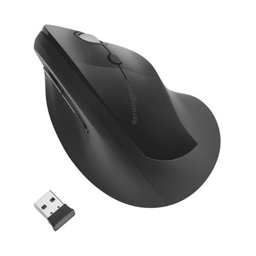 Kensington Pro Fit Ergo Vertikale kabellose Maus - Maus (Schwarz)