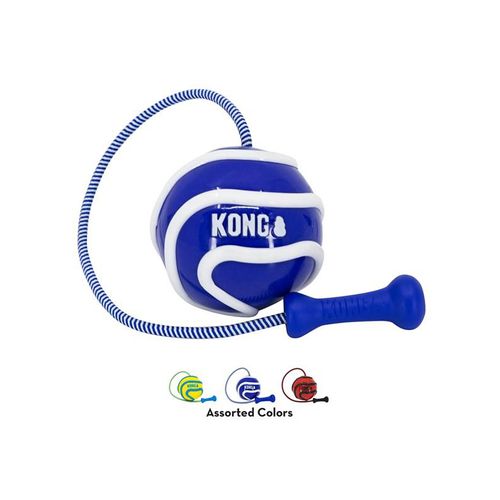KONG Dog Toy Wavz Bunjiball Medium Assorted Colors (1-Pack)