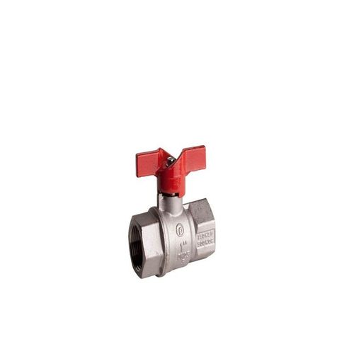 Pettinaroli ball valve fxf 1 1/4 red