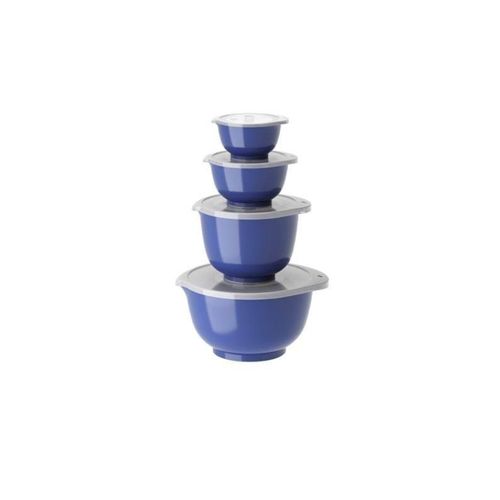 Rosti - Margrethe Bowls - Set of 4 + Lids (Blue)
