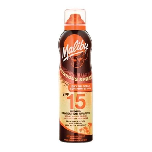Malibu Continuous Dry Oil Sun Spray SPF 15 175 m