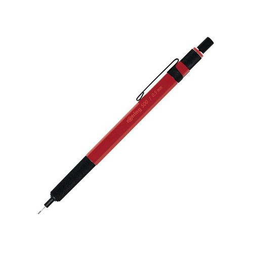 Rotring rOtring 500 Druckbleistift | 0,5 mm | Roter Schaft
