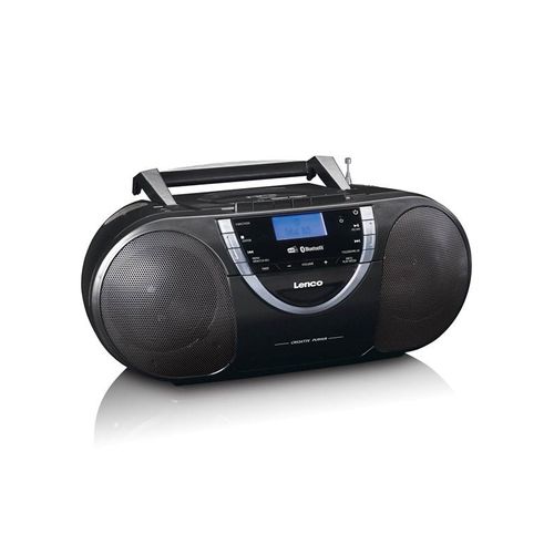 Lenco SCD-6900BK - Boombox with DAB+ FM radio and CD/ MP3 player - Black - DAB/DAB+/FM - Stereo - schwarz