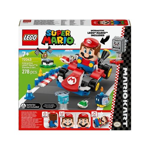 LEGO Super Mario 72043 Mario Kart - Interaktiver ® Mario & Standard-Kart