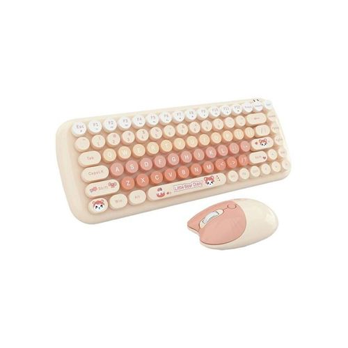 Mofii Wireless - Tastatur & Maus Set - Orange