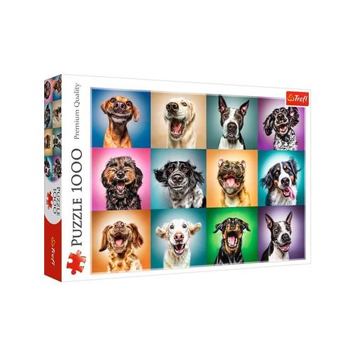 Trefl Puzzle - Funny dog portraits (1000 pieces) Boden
