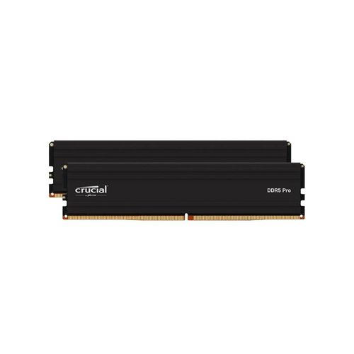 Crucial PRO Overclocking DDR5-6000 - 64GB - CL40 - Dual Channel (2 pcs) - AMD EXPO & Intel XMP - Schwarz