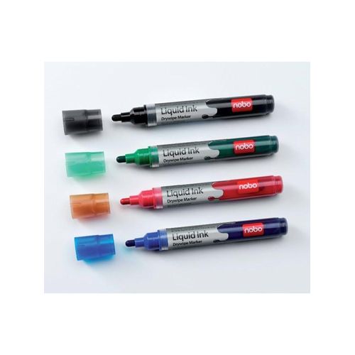 Nobo Liquid Ink Boardmarker, trocken abwischbar