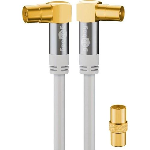 Pro TV antenna cable (135 dB) 4x shielded 2 m