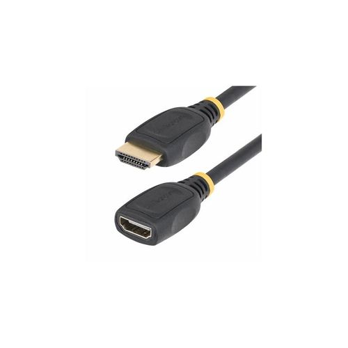 StarTech.com 6.6ft HDMI 2.0 Extension Cable 4K 60Hz M/F - HDMI extension cable - 2 m