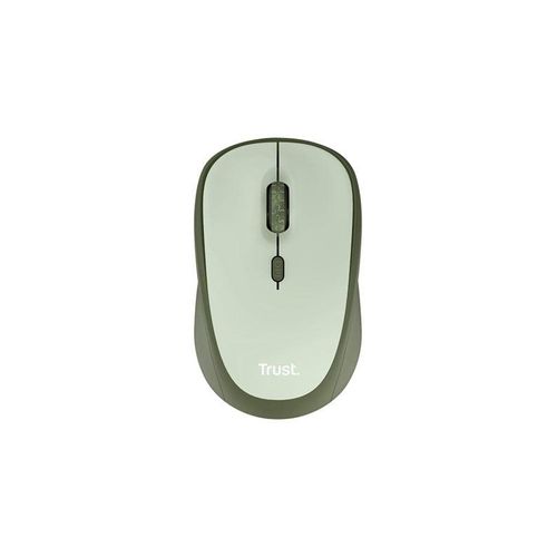 Trust Yvi+ - mouse - silent - 2.4 GHz - green - Maus (Grün)
