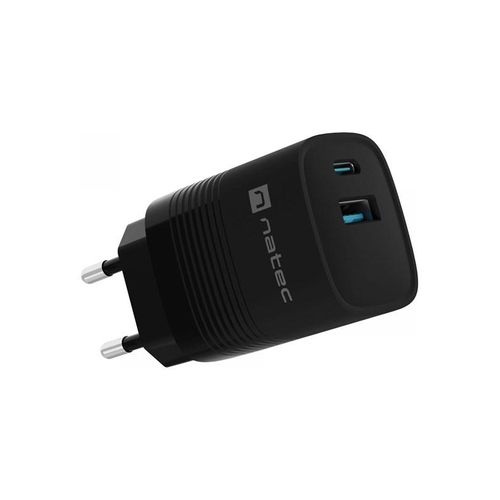 Natec Ribera power adapter - GaN - USB 24 pin USB-C - 30 Watt