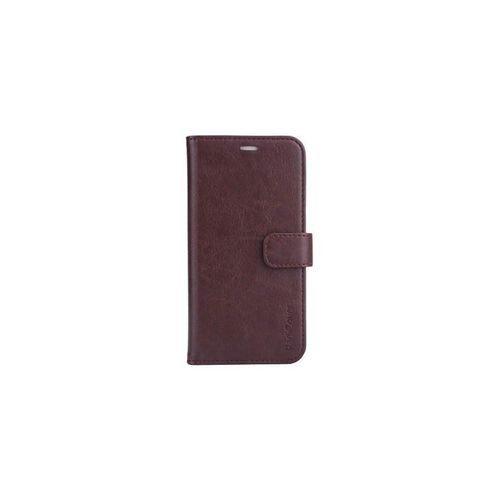 Radicover Anti Radiation Mobile Case PU Leather iPhone 13 Flipcover Brown