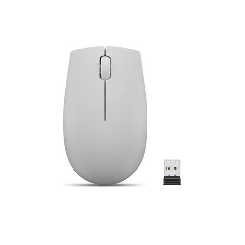 Lenovo 300 Wireless Compact - Maus (Grau)