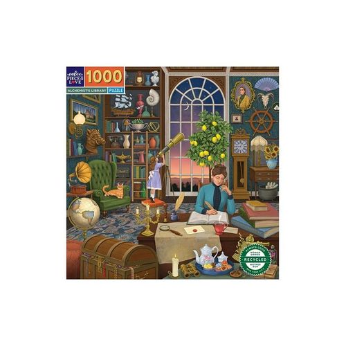 eeBoo Puzzle 1000 pcs - Alchemist's Library
