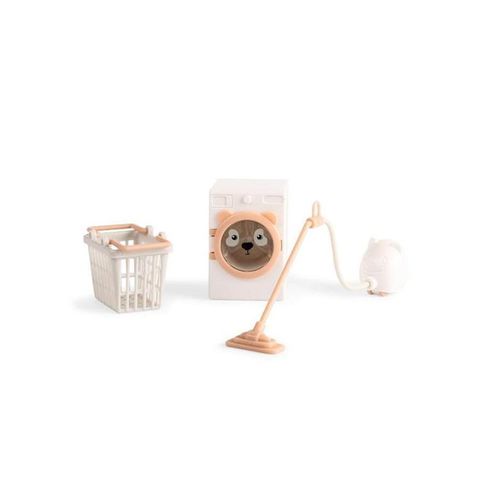 Lundby tøjvask m/støvsuger vaskemask & kurv