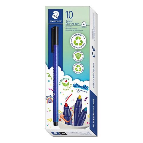 Staedtler Fibre-tip triplus color rPP.10 pcs sand