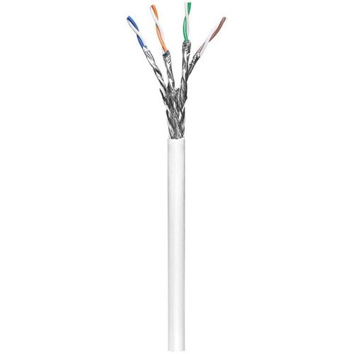 Pro CAT 6a network cable S/FTP (PiMF) - Grå - 50 meter - Grau - 50 meter