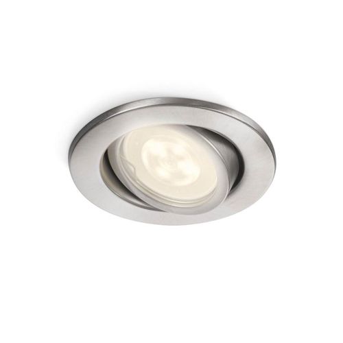 Philips Fresco spot LED inox 1x2W 230V - Recessed spot