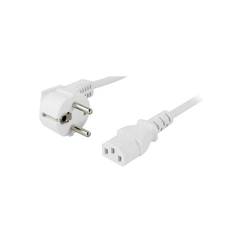 Deltaco - power cable - power CEE 7/7 to power IEC 60320 C13 - 20 cm