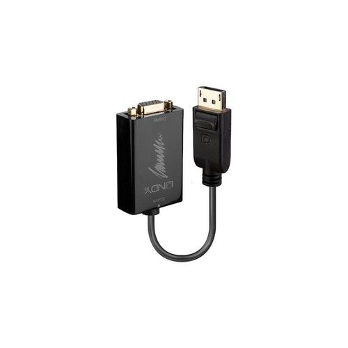 Lindy DisplayPort to VGA Adapter - external video adapter - black