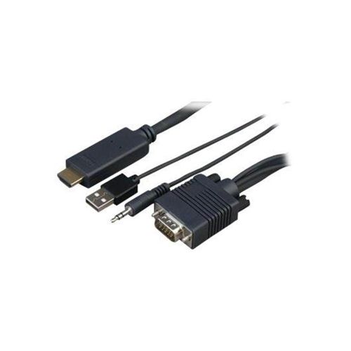 Sony CAB-VGAHDMI1 - HDMI cable - HDMI / VGA / audio / USB - 1 m