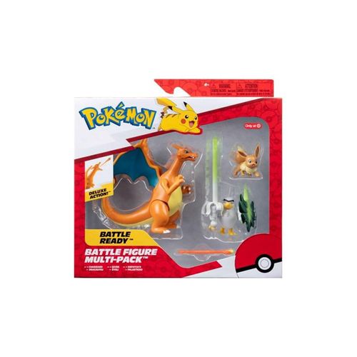 Pokemon Battle Figure Multi-Pack with Charizard Eevee and Sirfetch'd